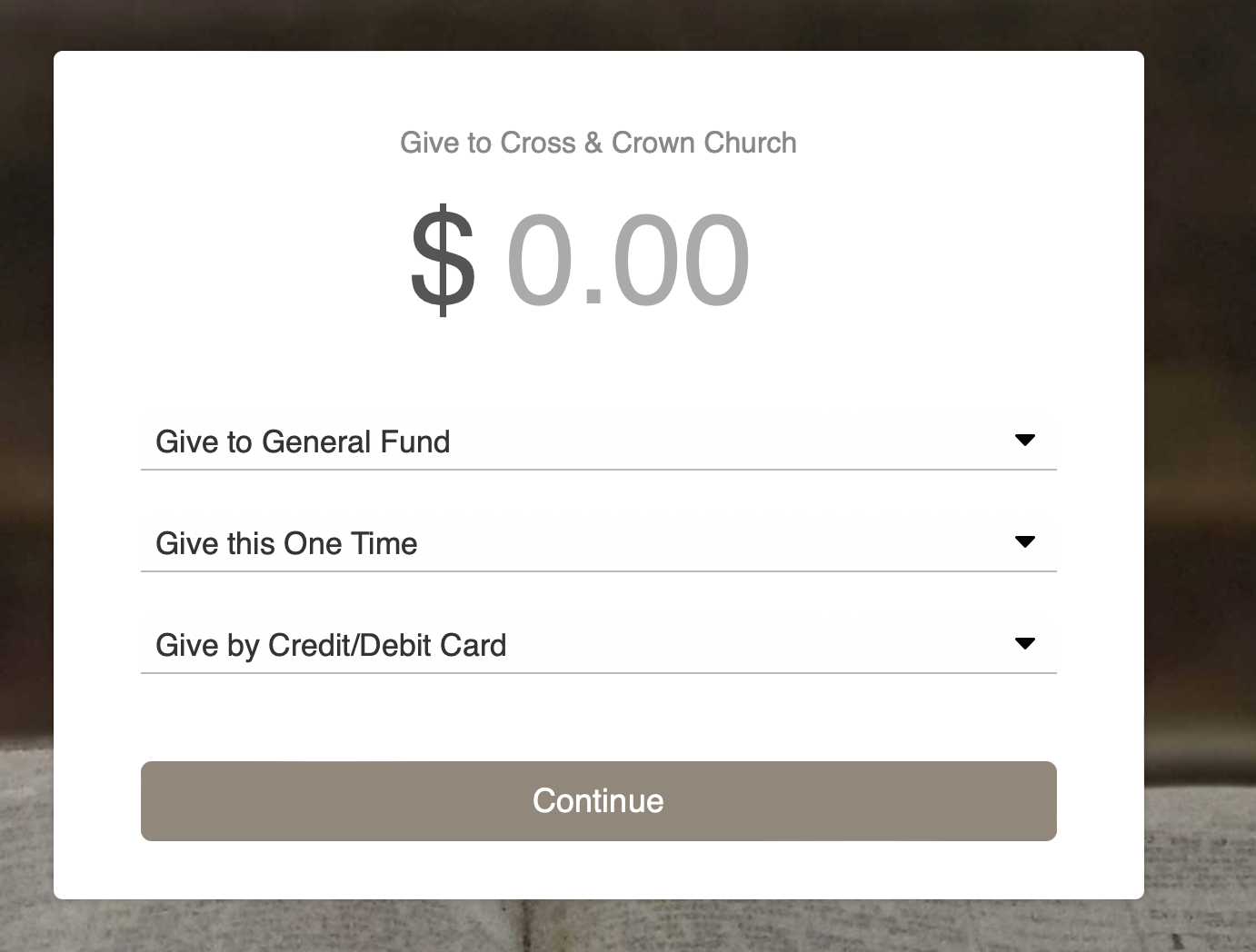 Give